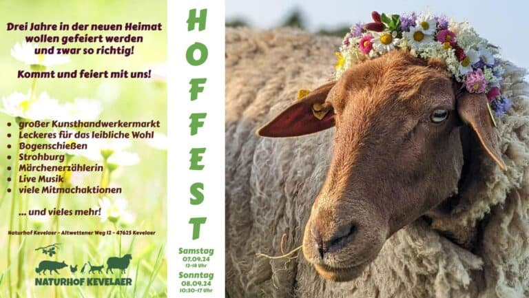 Hoffest am 7. und 8. September 2024